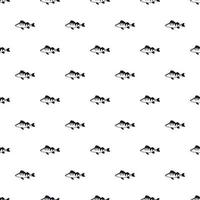 baars vis patroon, gemakkelijk stijl vector