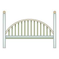 brug icoon, tekenfilm stijl vector