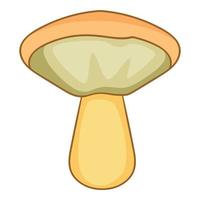 lactarius resimus paddestoel icoon, tekenfilm stijl vector