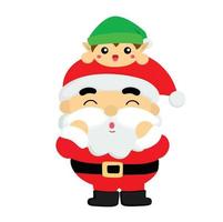 Kerstmis de kerstman claus illustratie vector clip art