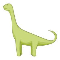 brachiosaurus icoon, tekenfilm stijl vector