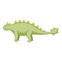 kentrosaurus icoon, tekenfilm stijl vector