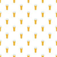 glas bierpatroon, cartoonstijl vector