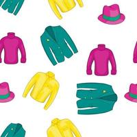 outfits patroon, cartoon stijl vector