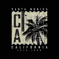 Californië illustratie typografie. perfect voor het ontwerpen van een t-shirt vector