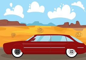 Vintage Station Wagon Illustratie vector