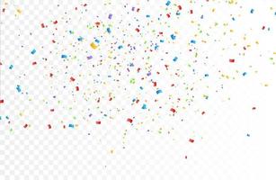 kleurrijk helder confetti achtergrond. confetti uitbarsting. feestelijk vector illustratie