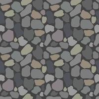 stenen kiezelsteen naadloos patroon. natuurlijk ruw steen stijl. vector naadloos meetkundig tegel achtergrond. ontwerp voor vloer, achtergrond, muur, textuur, behang. abstract vector illustratie.