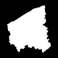 west Vlaanderen provincie kaart, provincies van belgië. vector illustratie.
