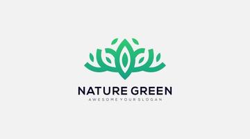 natuur symbool icoon groen bedrijf logo ontwerp vector