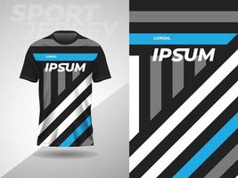 zwart wit abstract t-shirt sport- Jersey ontwerp voor Amerikaans voetbal voetbal racing gaming motorcross wielersport rennen vector
