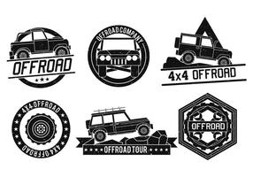 Off Road Vector logo set