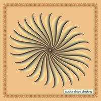 krishna sudarshan chakra cirkel SVG besnoeiing vector