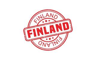 Finland postzegel rubber met grunge stijl Aan wit achtergrond vector