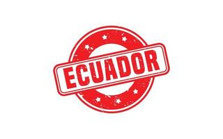 Ecuador postzegel rubber met grunge stijl Aan wit achtergrond vector