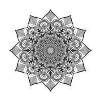 mandala ontwerp decoratief patroon decoratie sneeuwvlok vector