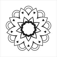 mandala ontwerp decoratief patroon decoratie sneeuwvlok vector