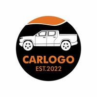 auto silhouet vector voor logo concept kan van toepassing zijn in de website, overhemd of andere