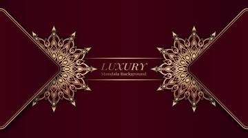 luxe achtergrond, met mandala ornament vector