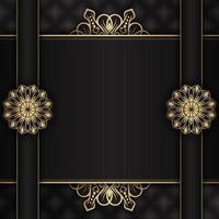 luxe achtergrond met mandala ornament vector