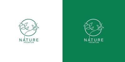 natuur blad bedrijf logo sjabloon vector