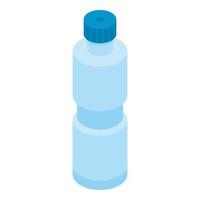 water fles icoon, isometrische stijl vector