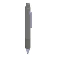 plastic pen icoon, isometrische stijl vector