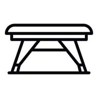 klein tafel icoon, schets stijl vector