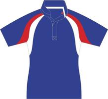 t-shirt sport ontwerp sjabloon voor voetbal Jersey. sport uniform in voorkant visie. t-shirt bespotten omhoog voor sport club. vector illustratie