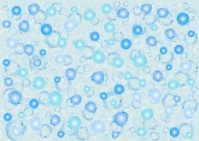 abstract achtergrond, bubbel patroon, polka dots en lijnen in blauw tonen, vector illustratie.
