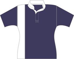 t-shirt sport ontwerp sjabloon voor voetbal Jersey. sport uniform in voorkant visie. t-shirt bespotten omhoog voor sport club. vector illustratie