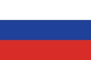 russische vlag ontwerp vector