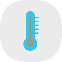 thermometer kwartaal vector icoon ontwerp