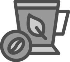 munt koffie vector icoon ontwerp