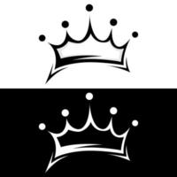 kroon logo ontwerp vector