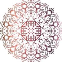 luxe mandala ontwerp uitnodiging sjabloon vector