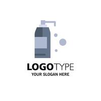 schoonmaak wasmiddel Product bedrijf logo sjabloon vlak kleur vector