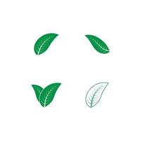 blad natuur logo vector