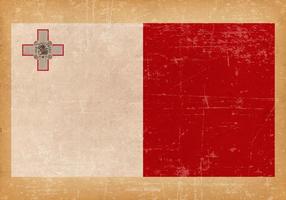 Grunge Vlag van Malta vector