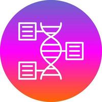 functioneel genomics vector icoon ontwerp