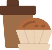 koffie muffin vector icoon ontwerp