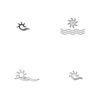water wiel logo vector