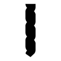 zwart boren logo vector
