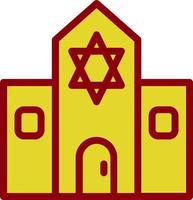 synagoge vector icoon ontwerp