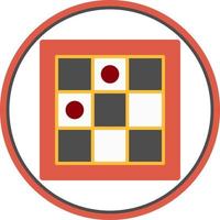 schaak spel lijn vector icoon ontwerp
