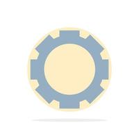 uitrusting instelling instagram abstract cirkel achtergrond vlak kleur icoon vector