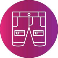 shorts creatief icoon ontwerp vector