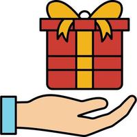 geschenk doos welke kan gemakkelijk aanpassen of Bewerk vector