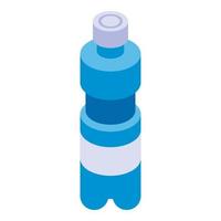 water fles icoon, isometrische stijl vector
