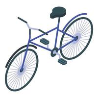 klassiek fiets icoon, isometrische stijl vector